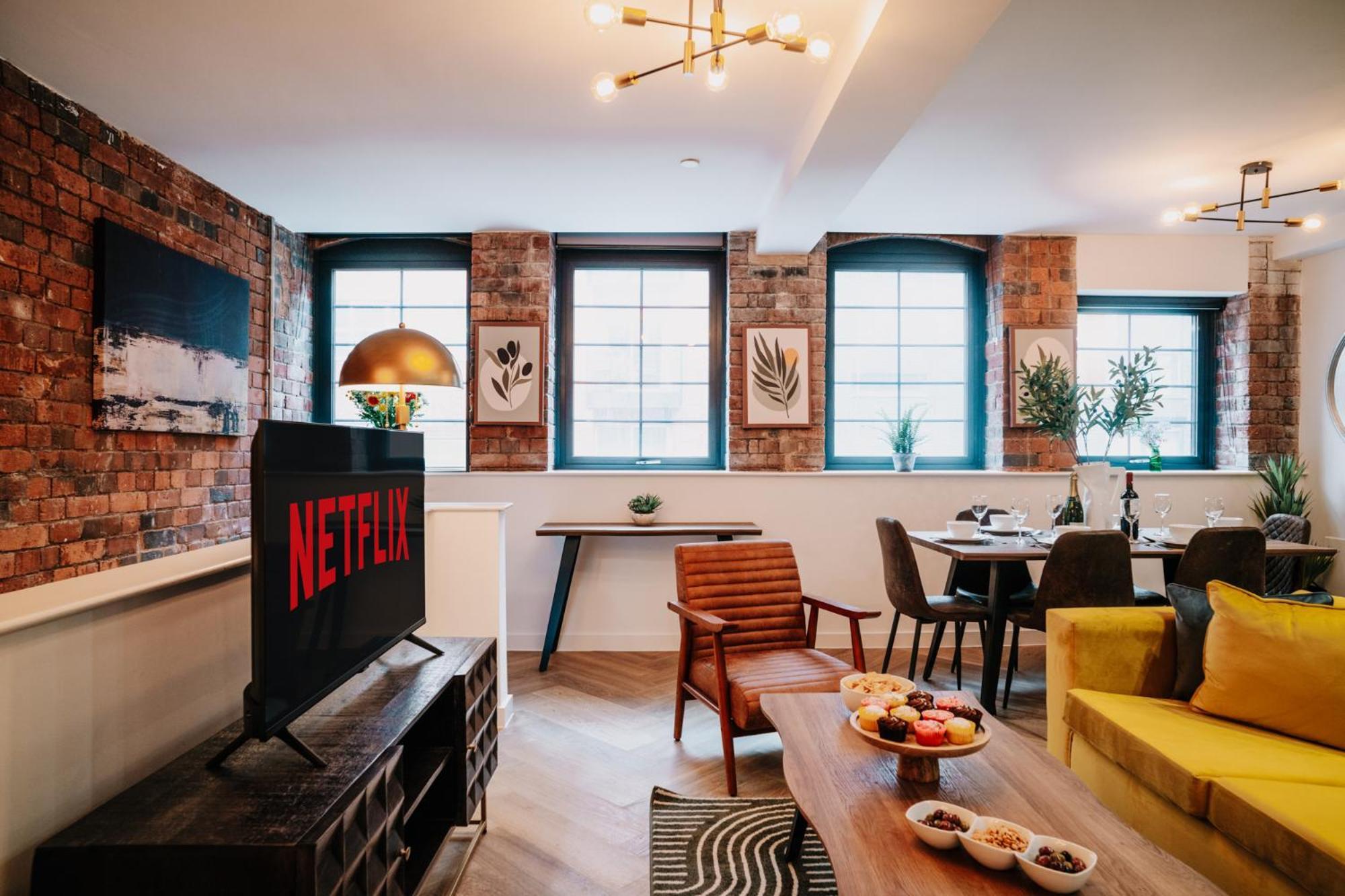 Apartment Stunning Duplex In Centre Wifi Family Contractor Birmingham